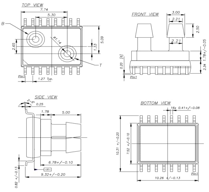 TE Connectivity / SMI SM933x Digital Differential Pressure Sensors